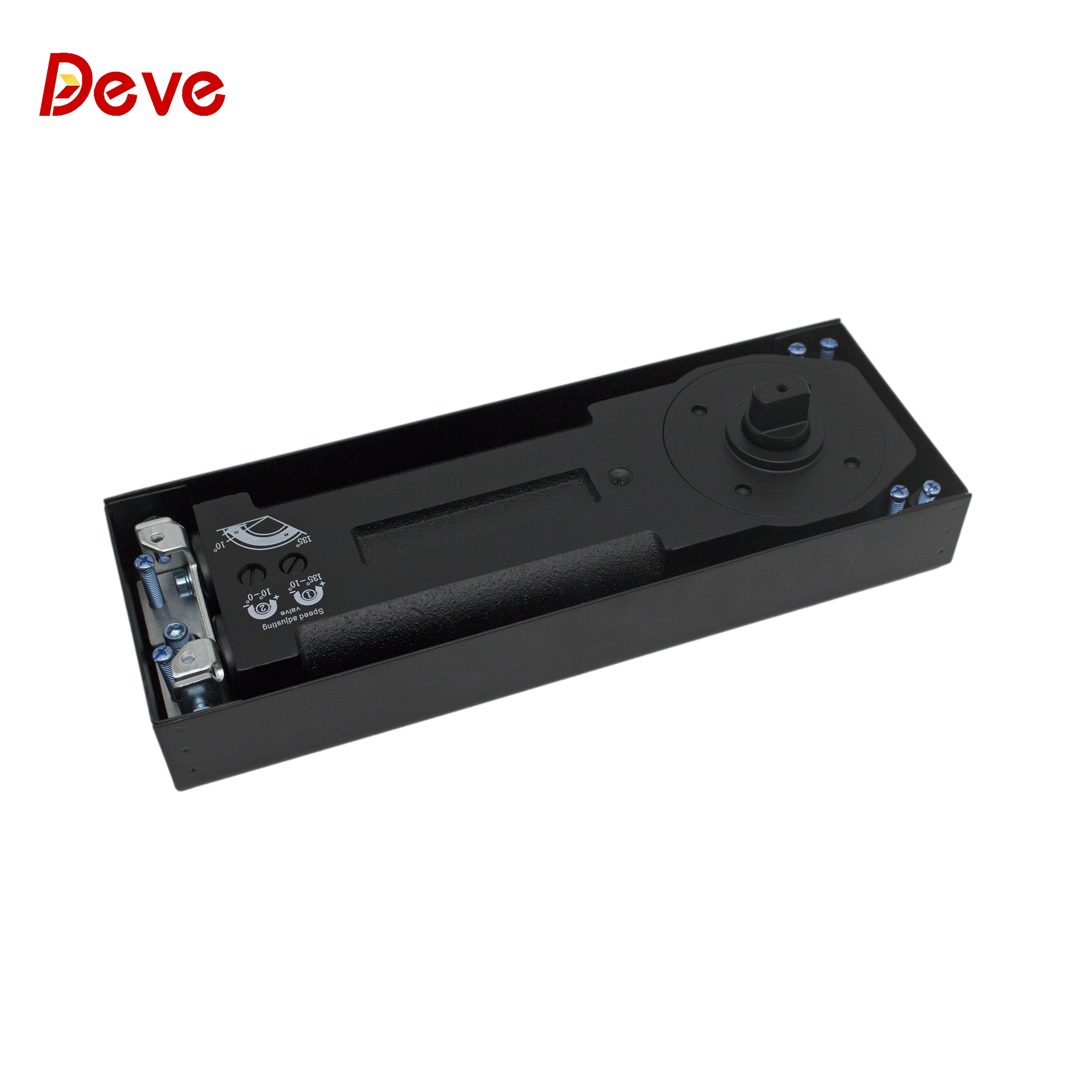 High Quality Automatic Pivot Door Closer Patch Fitting Hydraulic Bottom  Glass Door Hydraulic Hinge floor spring