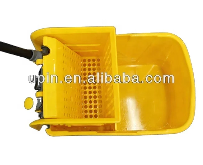 2022 Wholesale BEAO Hotel  cleaning trolley  mop bucket with squeezer water wringer for mop 24L UP-061