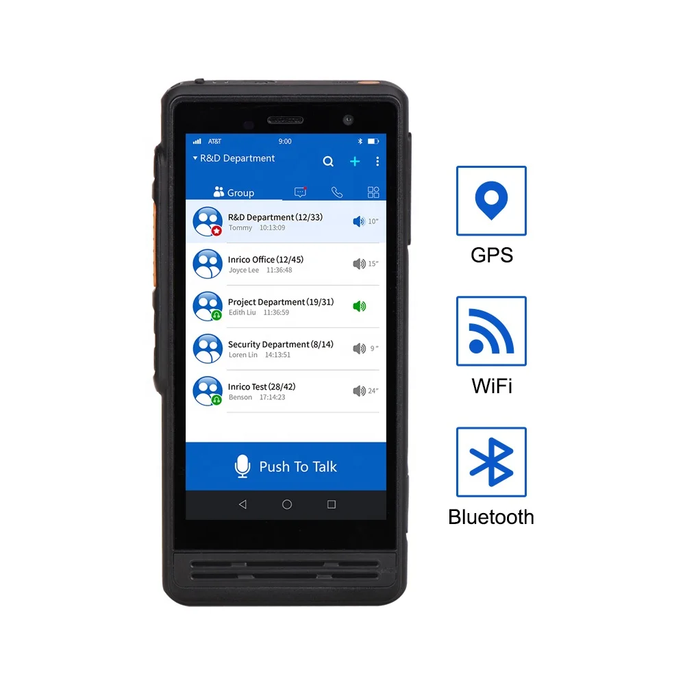  Inrico S300 новейший 4g мобильный android 8 1 NFC кнопка SOS PTT рация телефон с полноэкранным