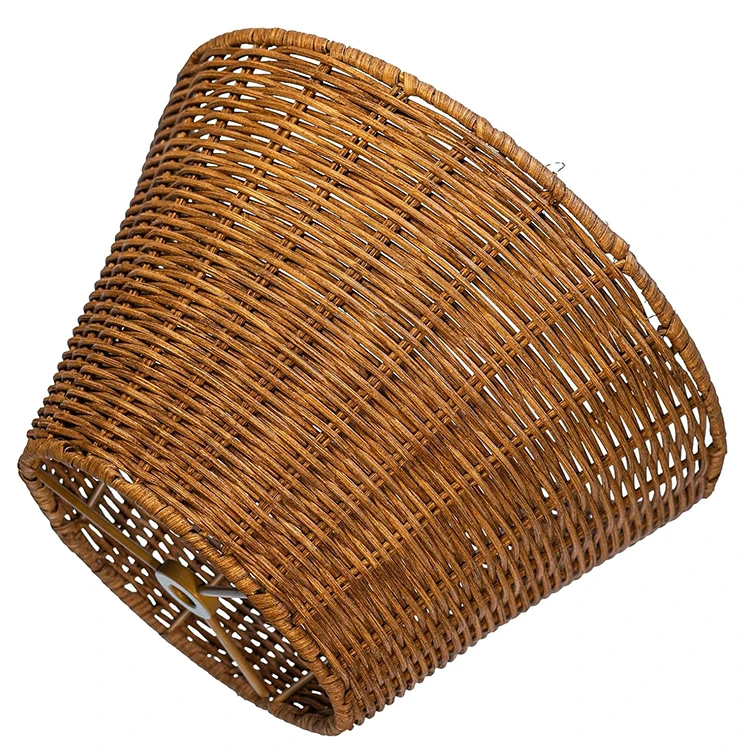 wholesale bulk table lamp ceiling hanging vintage rattan wicker woven lamp lighting lampshade