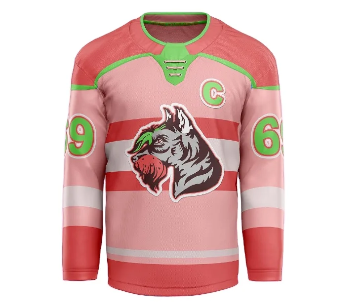 2024 top quality wholesale hockey uniform polyester tackle twill korea hockey jersey