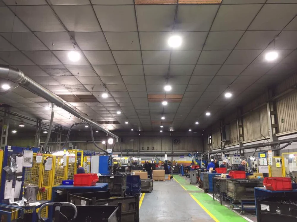 High lumen 200lm Basketball Court Lighting High Bay Light 100W High Bay Shop Induction LED Highbay Indoor use