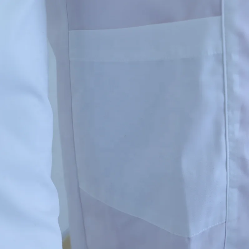 good design fashionable style polycotton long sleeves famle doctor wear uniform dress