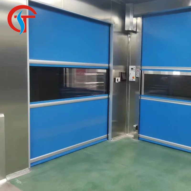 Guangzhou Supplier Automatic PVC Rapid Industry Gate High Speed Rise Rapid Doors China