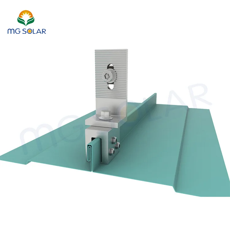 Solar Energy Bracket Mounting Aluminum Mini Clips Standing Seam Roof Clamp Clips
