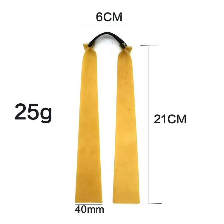 Long telescopic slingshot rubber band elastic rubber tubular bands