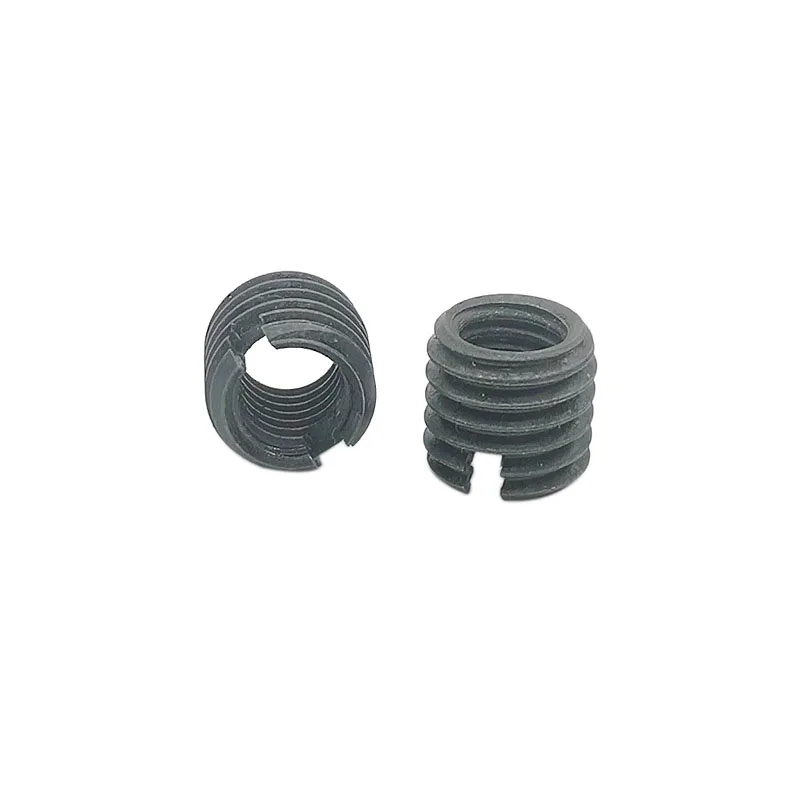 Dacromet Carbon Steel Locking ensat Slotted Self Tapping Thread Insert Stainless Steel Threaded Bushing For Thread Repair