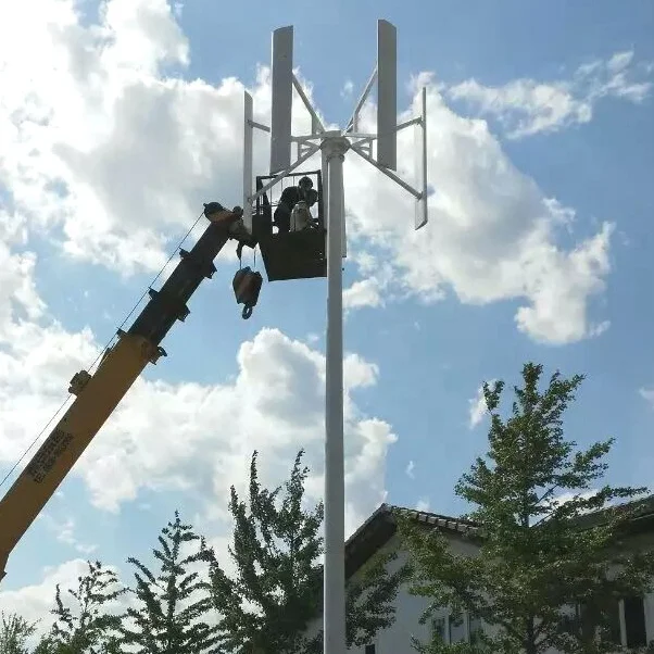 Best Quality H Type Vertical Wind Turbine 96V 220V 4KW 8KW 10KW  Magnet Wind Turbine Generator