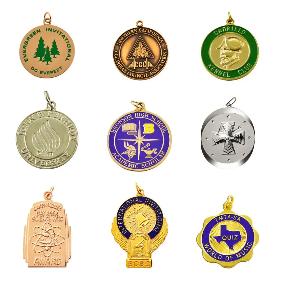Custom Engraved Pendant Unique Fashion Design with Plated Steel Brass Stainless Steel Iron Unique Technique
