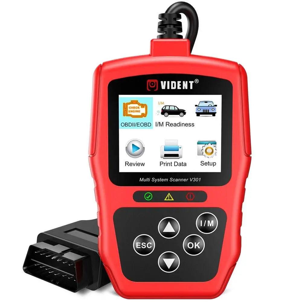 Vident V301 Automotive Scanner Full System Code Reader with SAS EPB DPF Reset Services for VAG VW /Audi /Skoda