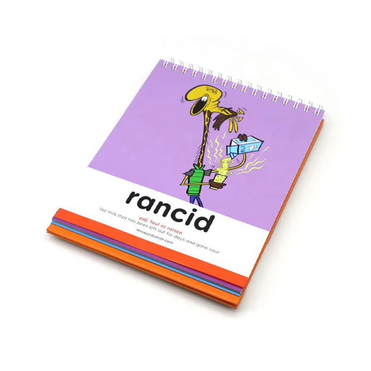 Бесплатный образец завод оптовая продажа удобное железное кольцо спиральная книга с индивидуальной