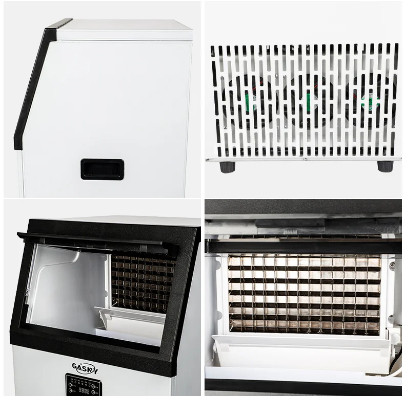 Factory Price Commercial ice machine with square 65/78 Cube Ice machine directly sold by the manufacturer can be used in bar