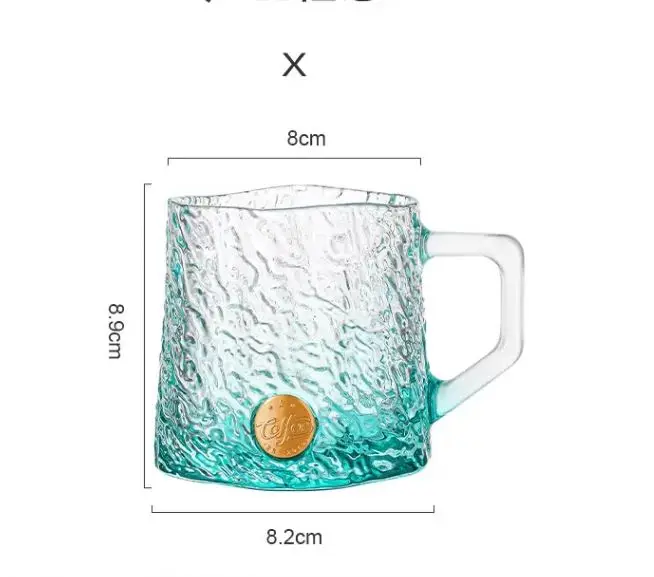 Warehouse 25Packs 260ml Glass Tumbler Transparent Colored Sublimation Glass Can with Ice Cold Lazzy Coffee House Cup