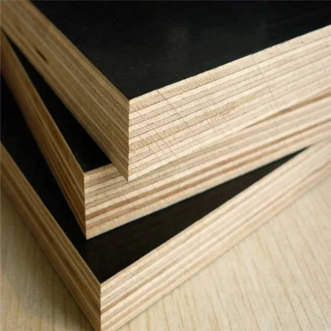 Cheaper Price 17mm 18mm Black Brown Poplar Core Construction Concrete Formwork Finger Jointed Film Faced Plywood