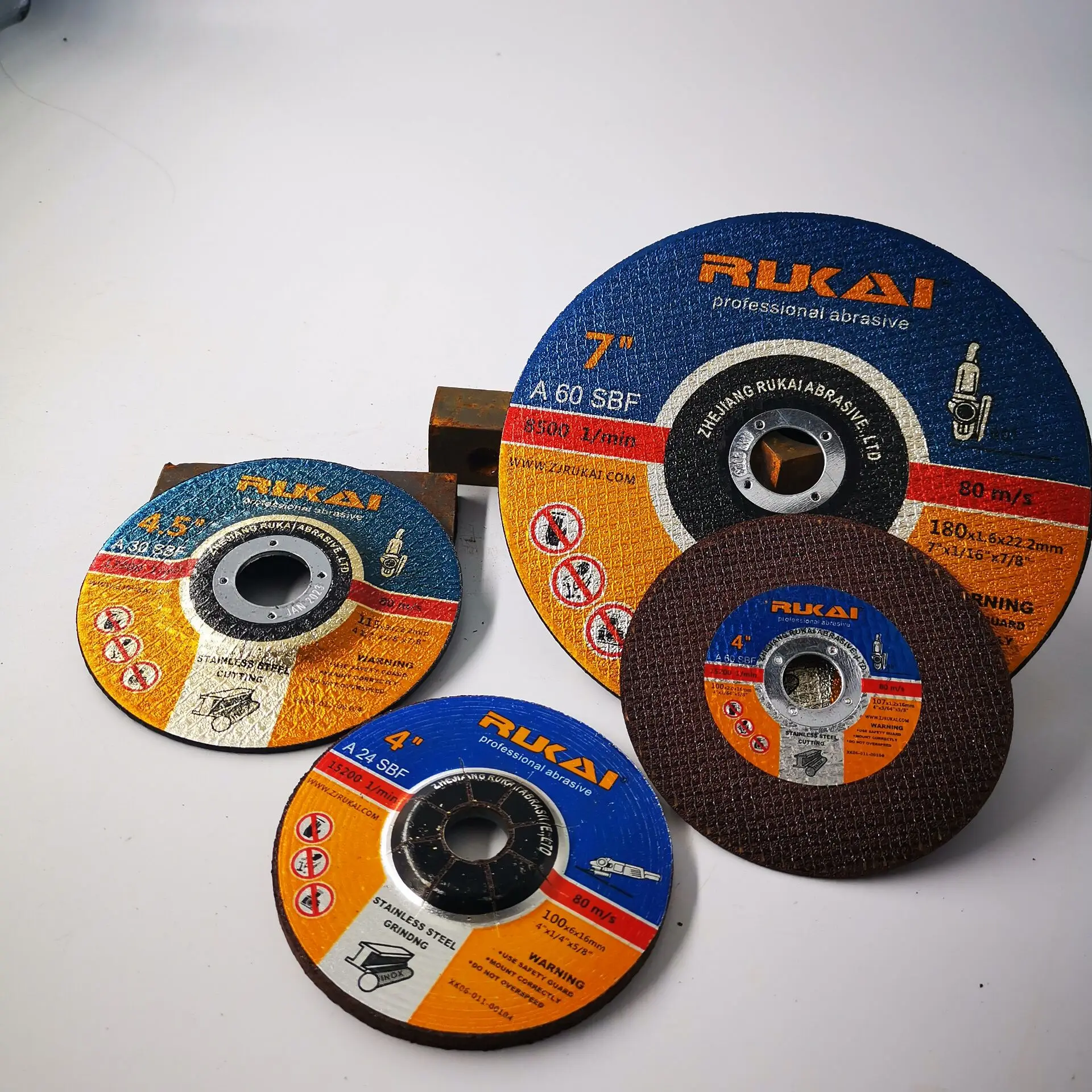 rukai single net green color 4inch abrasive yuri cutting disc