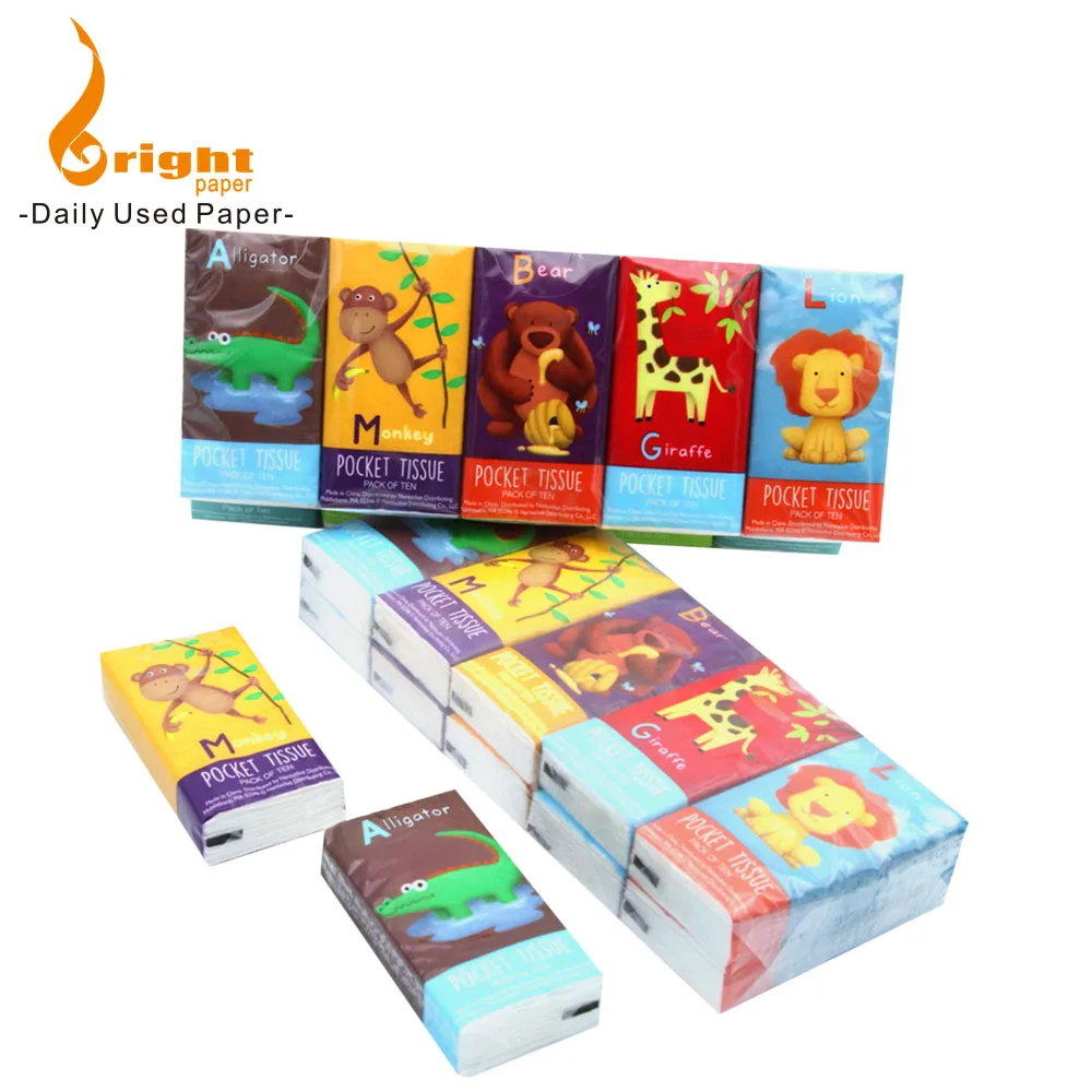 China manufacturer standard size  pack pocket tissue paper