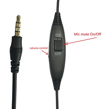 3.5MM Portable Professional Headphone Noise Cancelling Headset Headphones With Microphone For Call Center Headphones