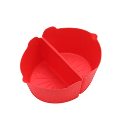 Factory Slow Cooker Divider Silicone Insert Liners Fit 6 Qt Crockpot Reusable Leakproof Silicone Slow Cooker Divider Liners