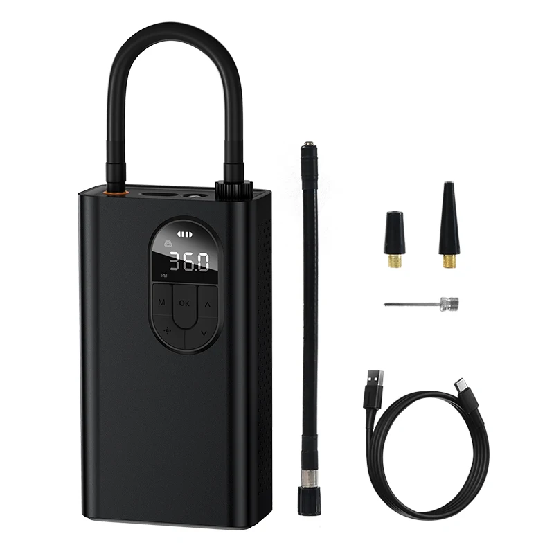 Baseus 2400 мАч Автомобиль Мотоцикл велосипед шины умный беспроводной портативный Электрический воздушный насос