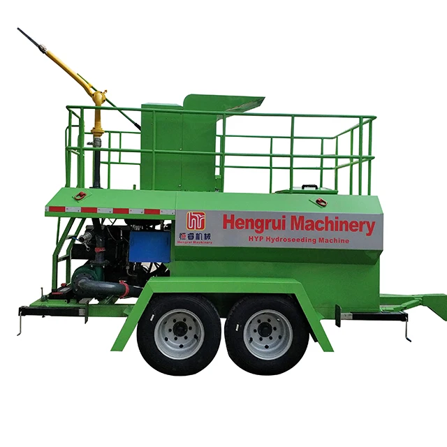 Hydro mulching lawn grass seeding small seed spray planting hydroseeding machine