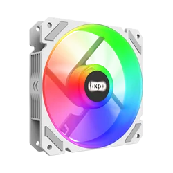 OEM Silent Moon F-M12 12CM White 4PIN Case fan PC Cooling Silent computer fan PUS Molex 4PIN Fixed color LED aperture Lighting