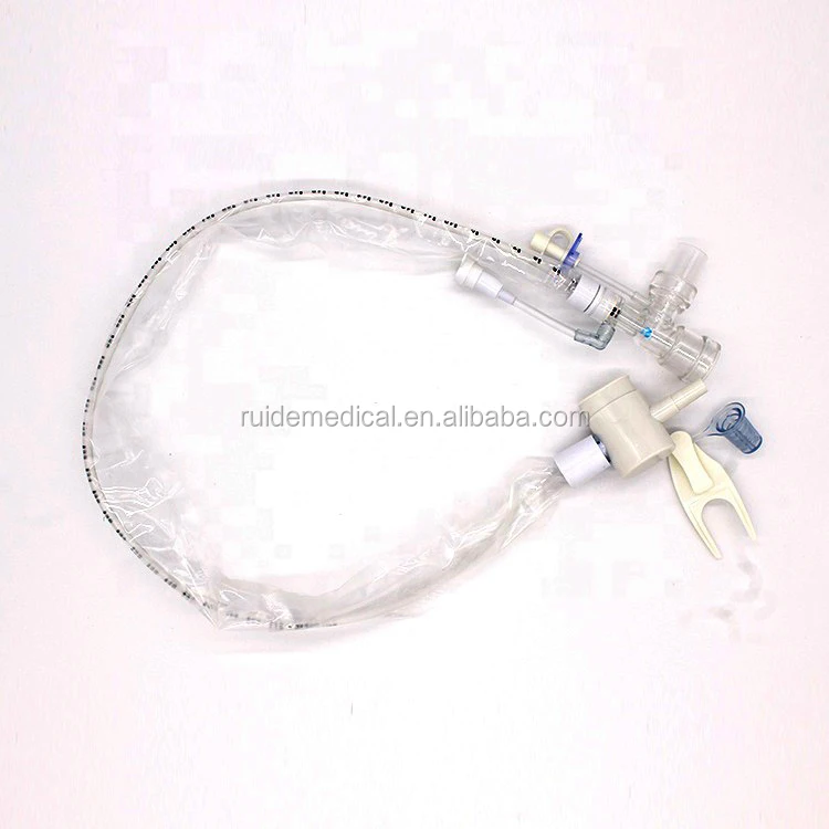 Hot selling sterile medical disposable closed suction catheter  24hours  5Fr 6Fr 7Fr 8Fr for children