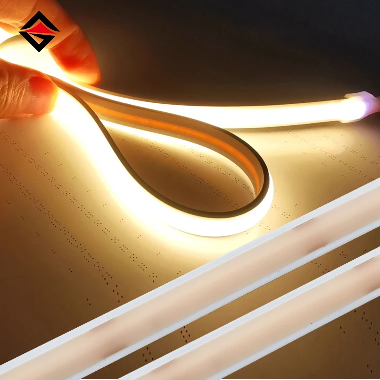 Customized 12V 24V 480PCS 10w cob led strip waterproof white silicone ip65 ip68