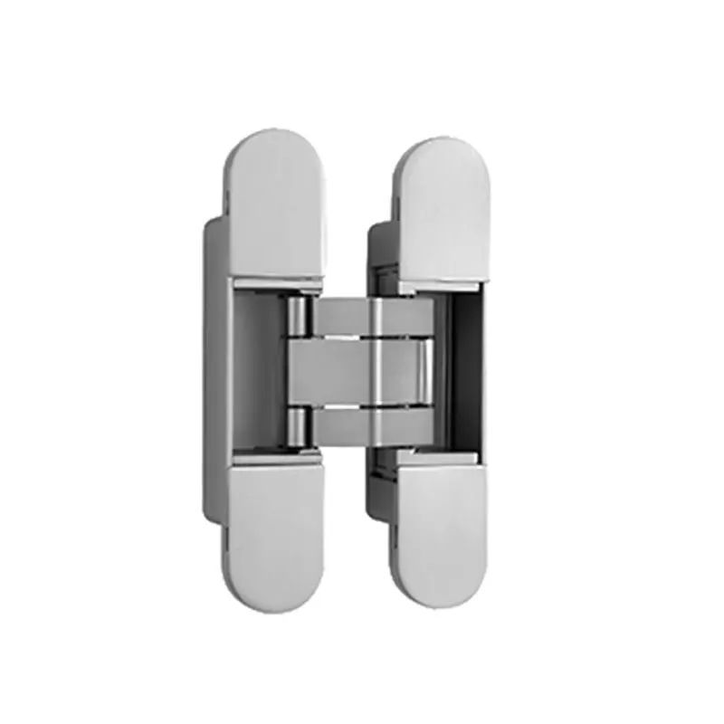 Zinc Alloy 3d Adjustable Concealed Hinges Soft Closing Door Hidden Hinges Durable Black 180 Degree Invisible Hinge
