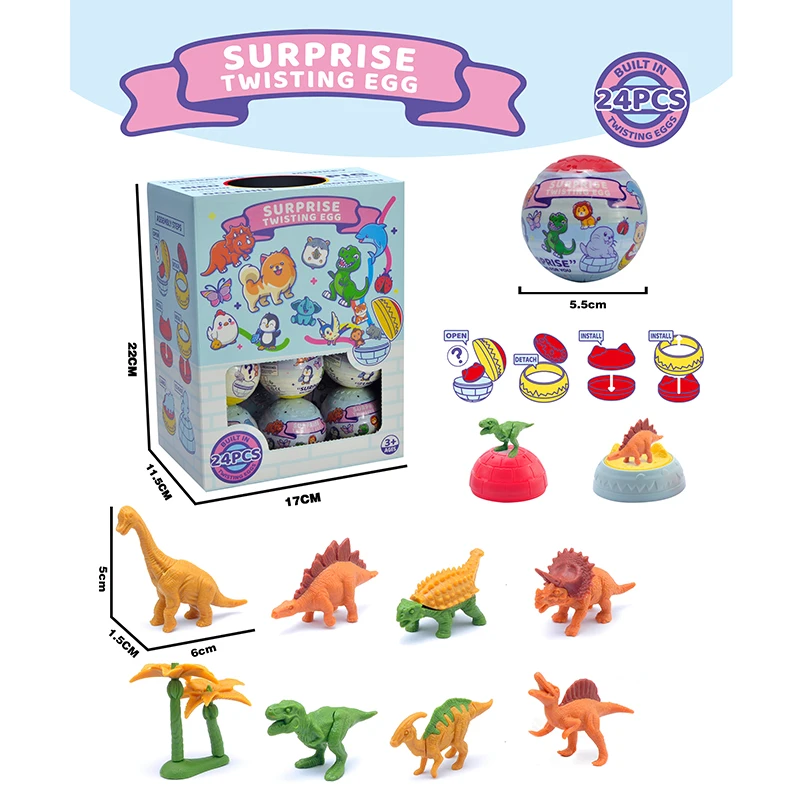 Surprise Capsule Egg Toys Blind Box Stuffed Classic Mini Marine Animals Toys For Kids