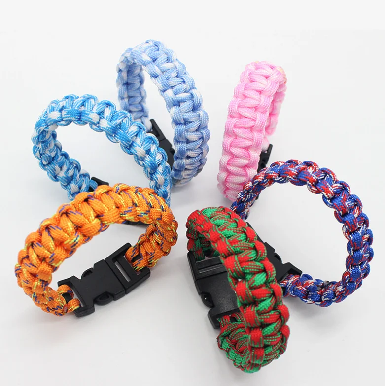 Fashion Paracord Seven Core Umbrella Rope Outdoor Camping Survival Paracord Bracelet