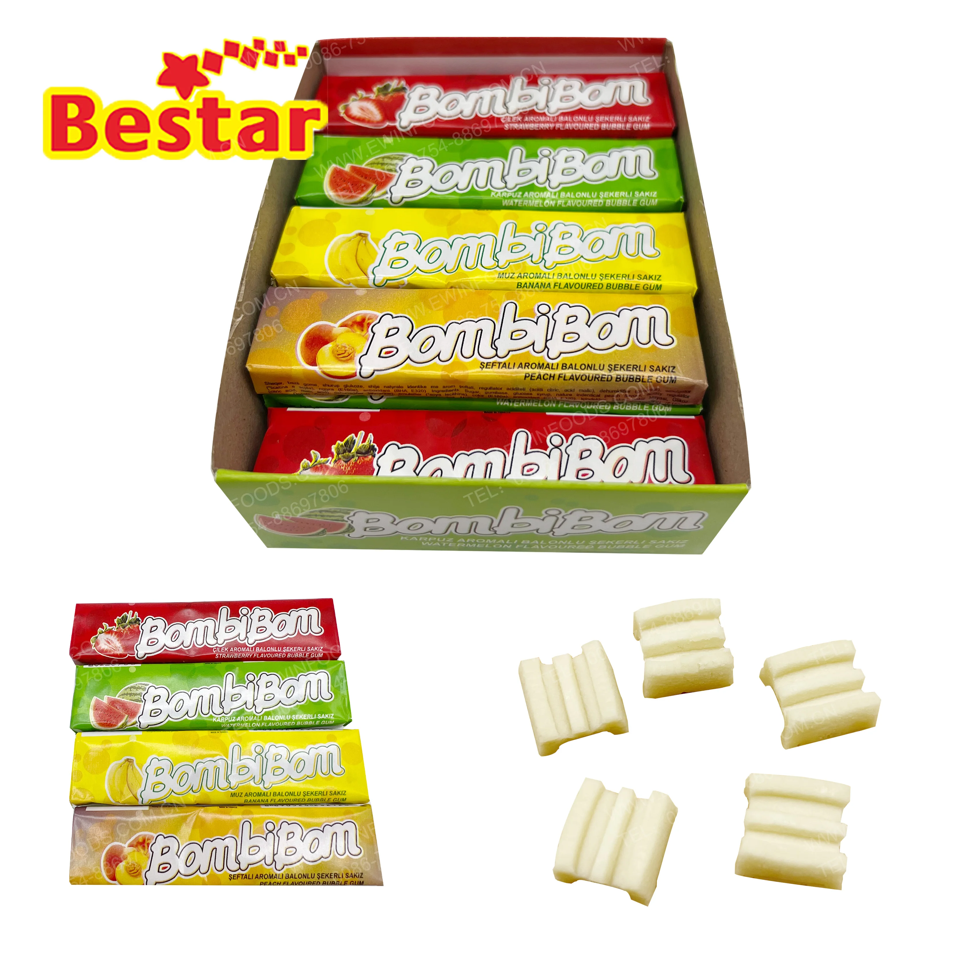 Производство жевательной резинки разнообразный фруктовый вкус ксилитол жевательная резинка Халяльные конфеты сладкая пузырьковая
