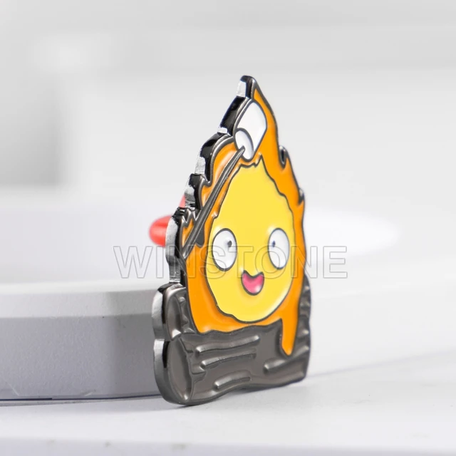 Custom Metal Anime Cartoon Hard Enamel Lapel Pins for Mobile Game from Audit Factory