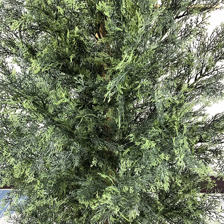 Custom Indoor Outdoor Garden Decorative 6ft Faux Evergreen Fake Pine Plant Artificial Green Cedar Cypress