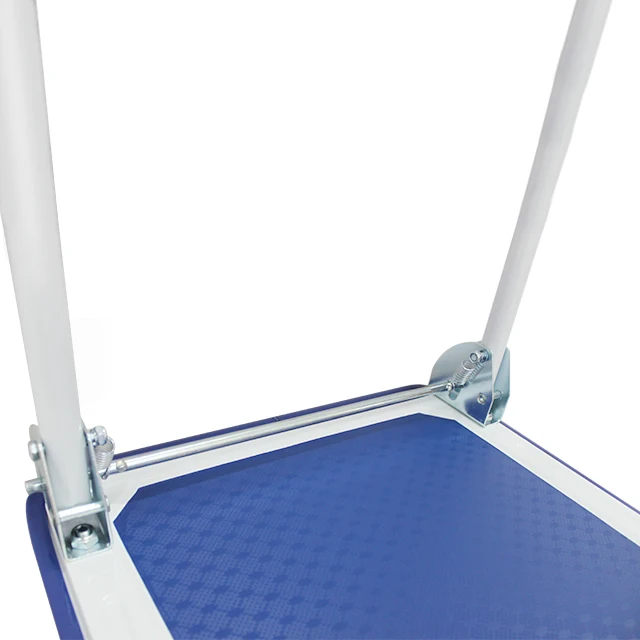 2022 new foldable trolley heavy duty factory transport goods platform truck can be suitable for hotel and warehouse