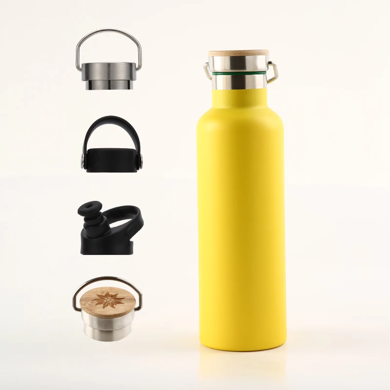 Factory Wholesale Portable Solid Color Stainless Steel Thermos Cup Classic Water Bottles Manufacturers