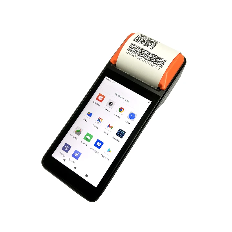 Pos factory hot sell 3G/4G android handheld pos with printer terminal for retail store