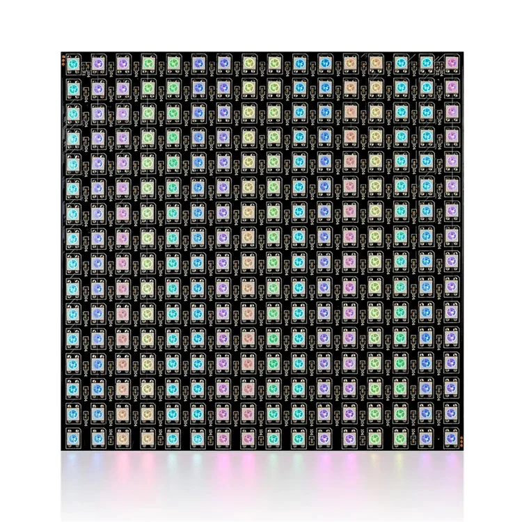 16*16 пикселей светодиодный гибкий матричный экран ws2812b rgb 16x16 матричная панель