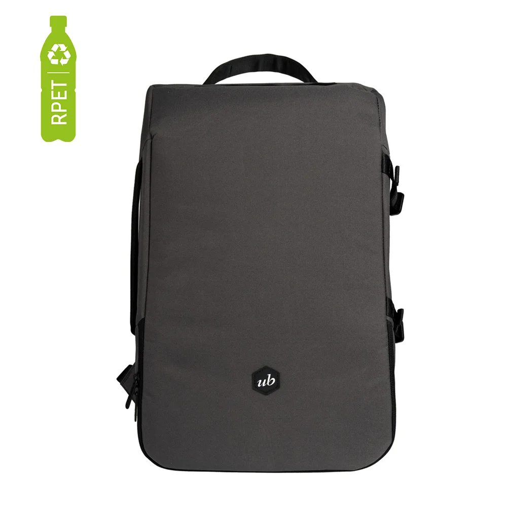 Легкая водонепроницаемая сумка для ноутбука из переработанной ткани с двумя отделениями, 100% Rpet, рюкзак для DSLR-камеры