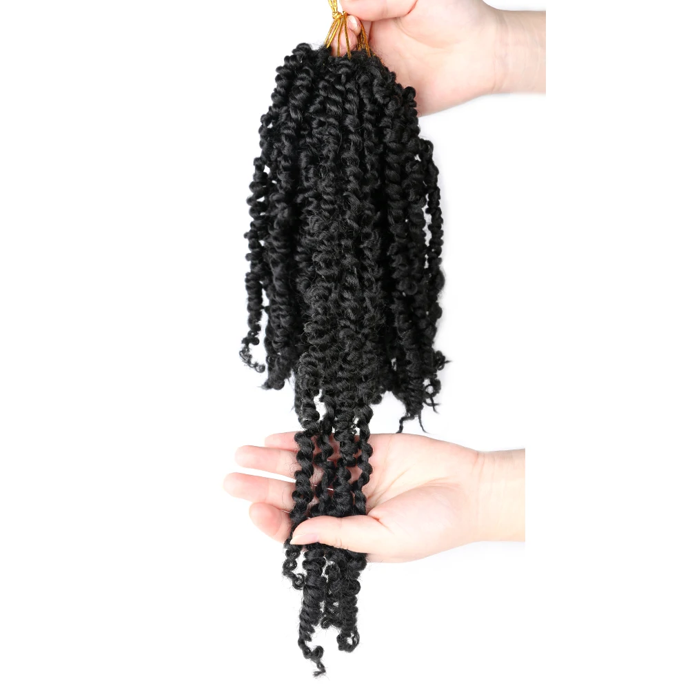 Passion twist hair short length 10inch 12strands passion twist crochet braiding hair