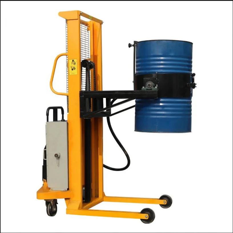 Подъемный Гидравлический масляный барабан, штабелеры, Прямая продажа с китайского завода, Электрический масляный барабан, штабелер для поддонов, высококачественный цилиндрический штабелер