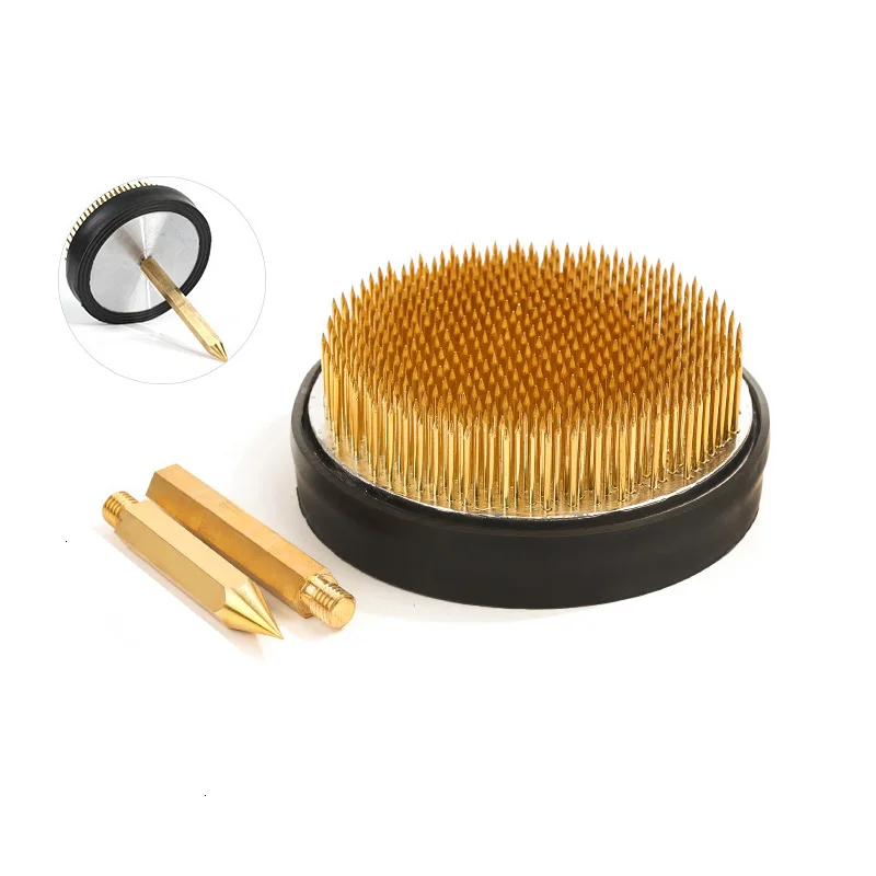 Лидер продаж, Модернизированная латунная игла, держатель для лягушек, цветов, керамические лягушки, инструмент для сборки, Kenzan Ikebana