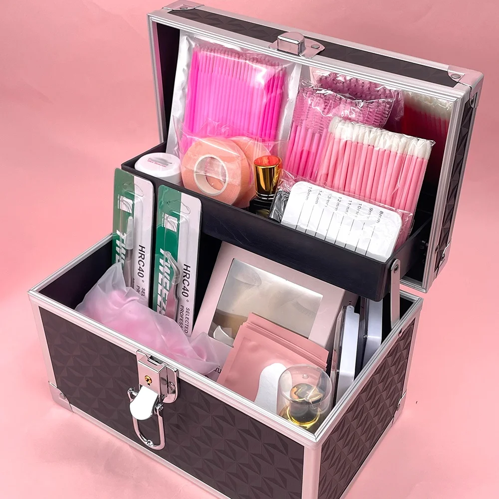 Eyelash Grafting Set Eyelash Extension Makeup Supplies Dummy Head Model Basic Exercise Tools Complete Professional Makeup Kit