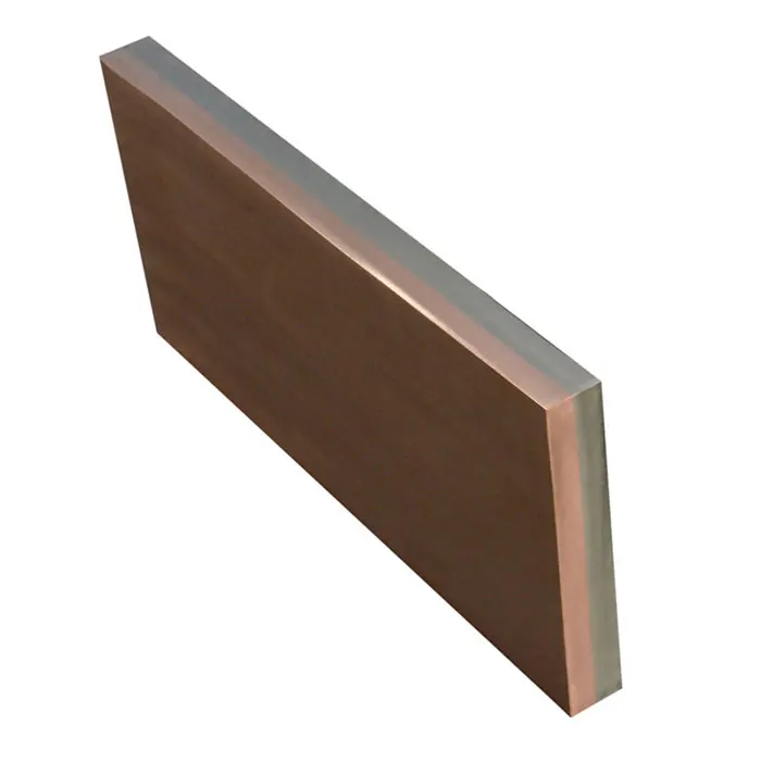 Double Metal Cladding Steel Plate Custom Explosive Welding Clad Sheet