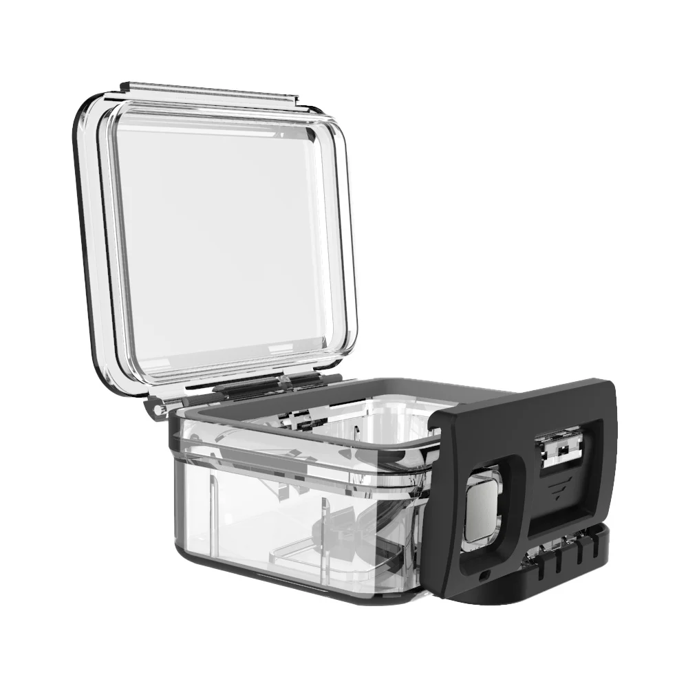  Водонепроницаемый корпус защитный чехол для дайвинга совместимый с GoPro Hero 8 подводный 50