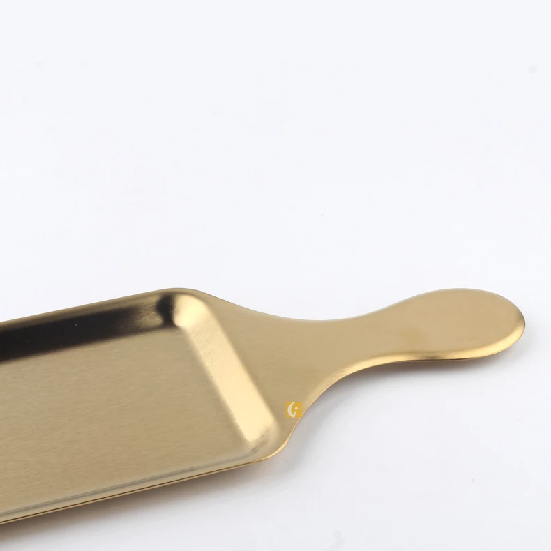 Stainless Steel Rectangular Cake BBQ Sushi Serving Dishes Plate Tray