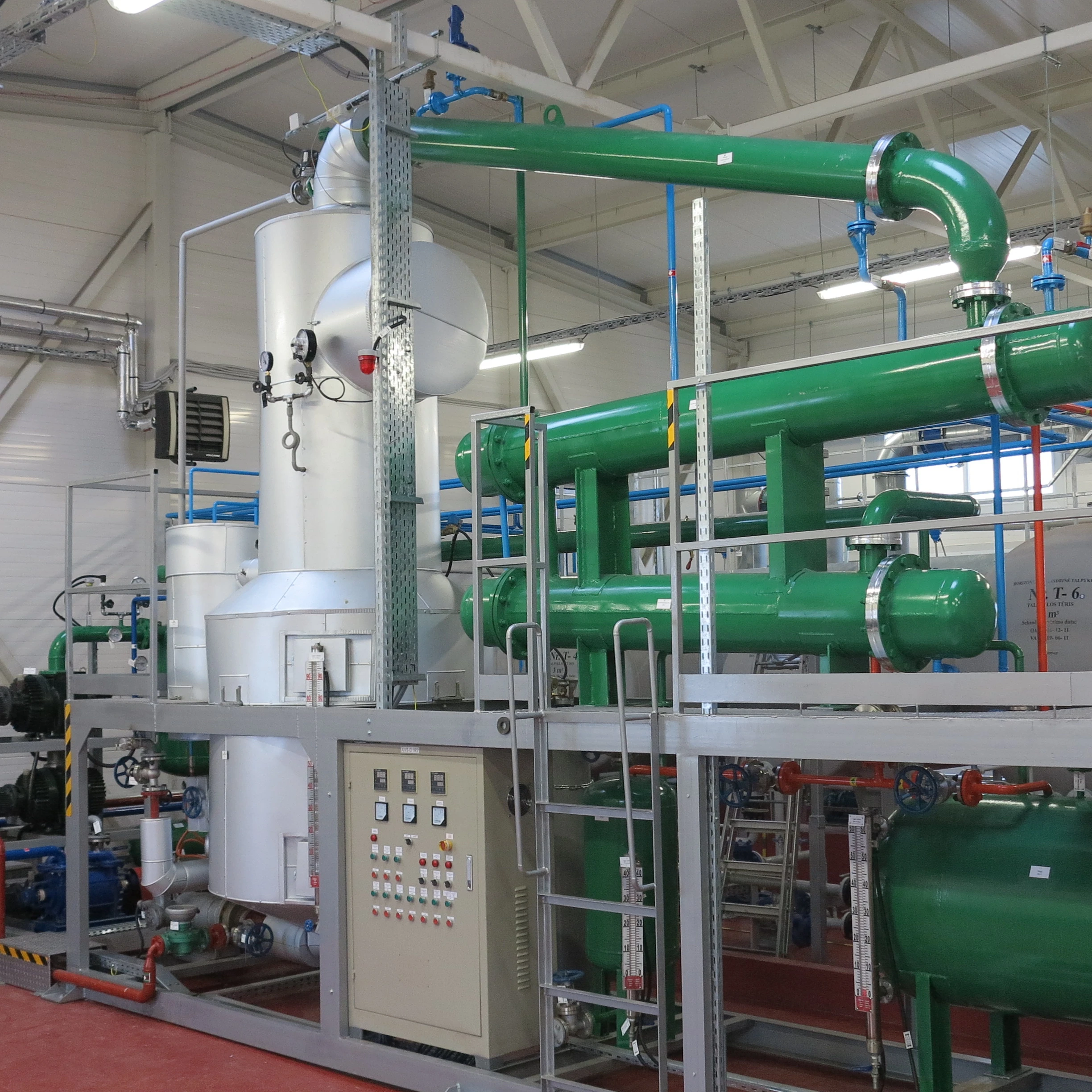 waste oil to base oil recycling plant