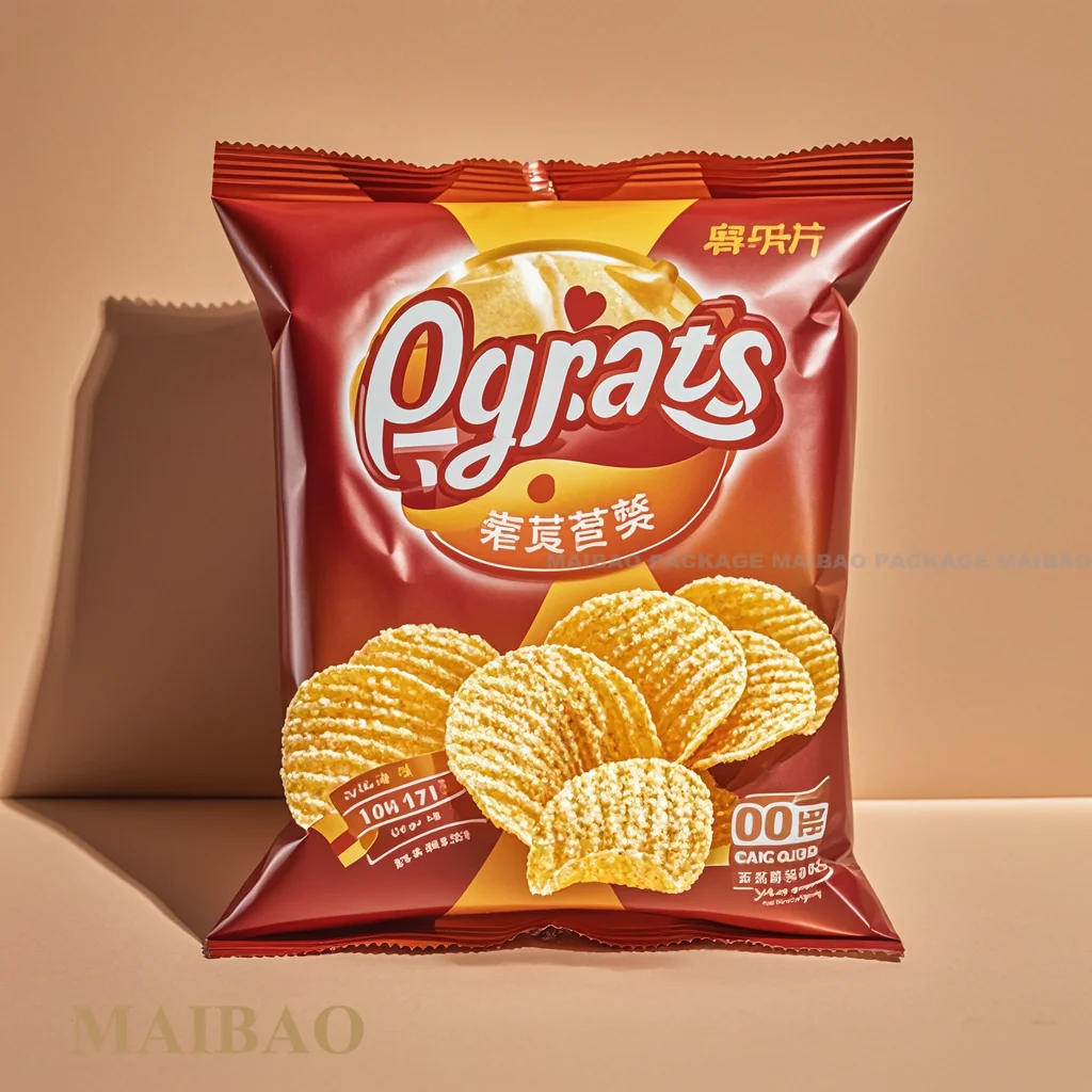 Custom Printed Heat Seal 3 Side Seal Stand Up Zipper Pouches Food Plastic Aluminum Foil Potato Chips Packaging Bag Wholesale