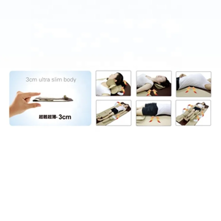 China Wholesale Multifunctional Stretching Foldable Air Pressure Electric Shiatsu Massage Mattress