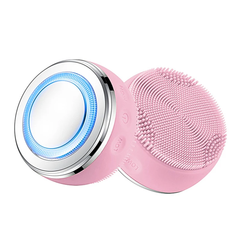 Facial Cleansing Sonic Rechargeable Silicone Face Cleansing Brush Facial Cleaner