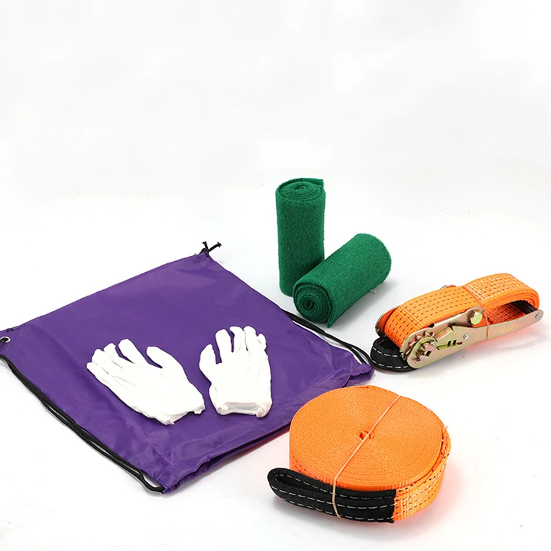 Factory Wholesale Low Price Customized made High security balance Orange Polyester sport slack line